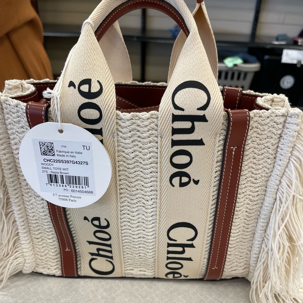 Chloé woody small tote